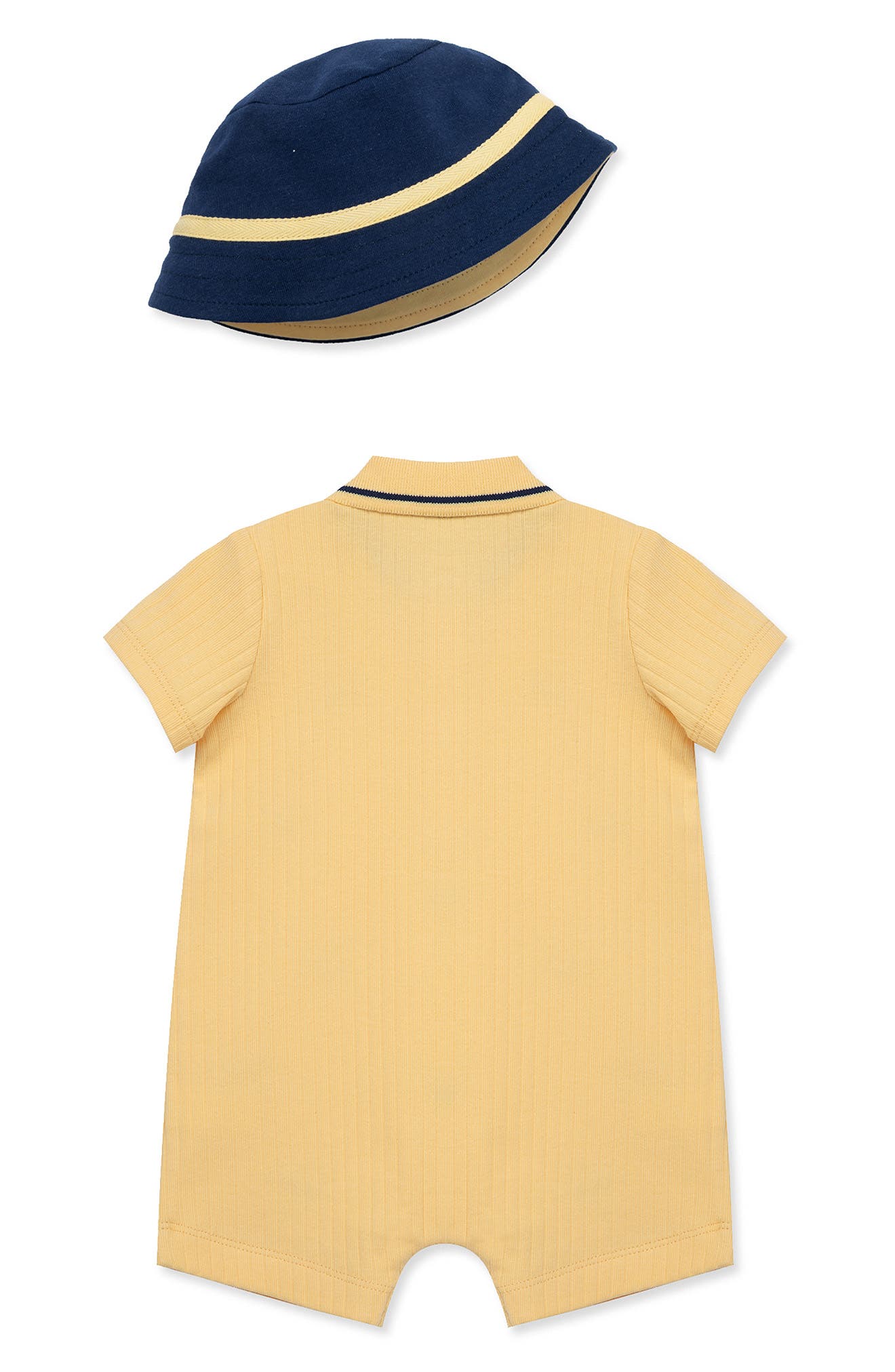 Little Me Embroidered Puppy Romper & Hat Set | Nordstromrack