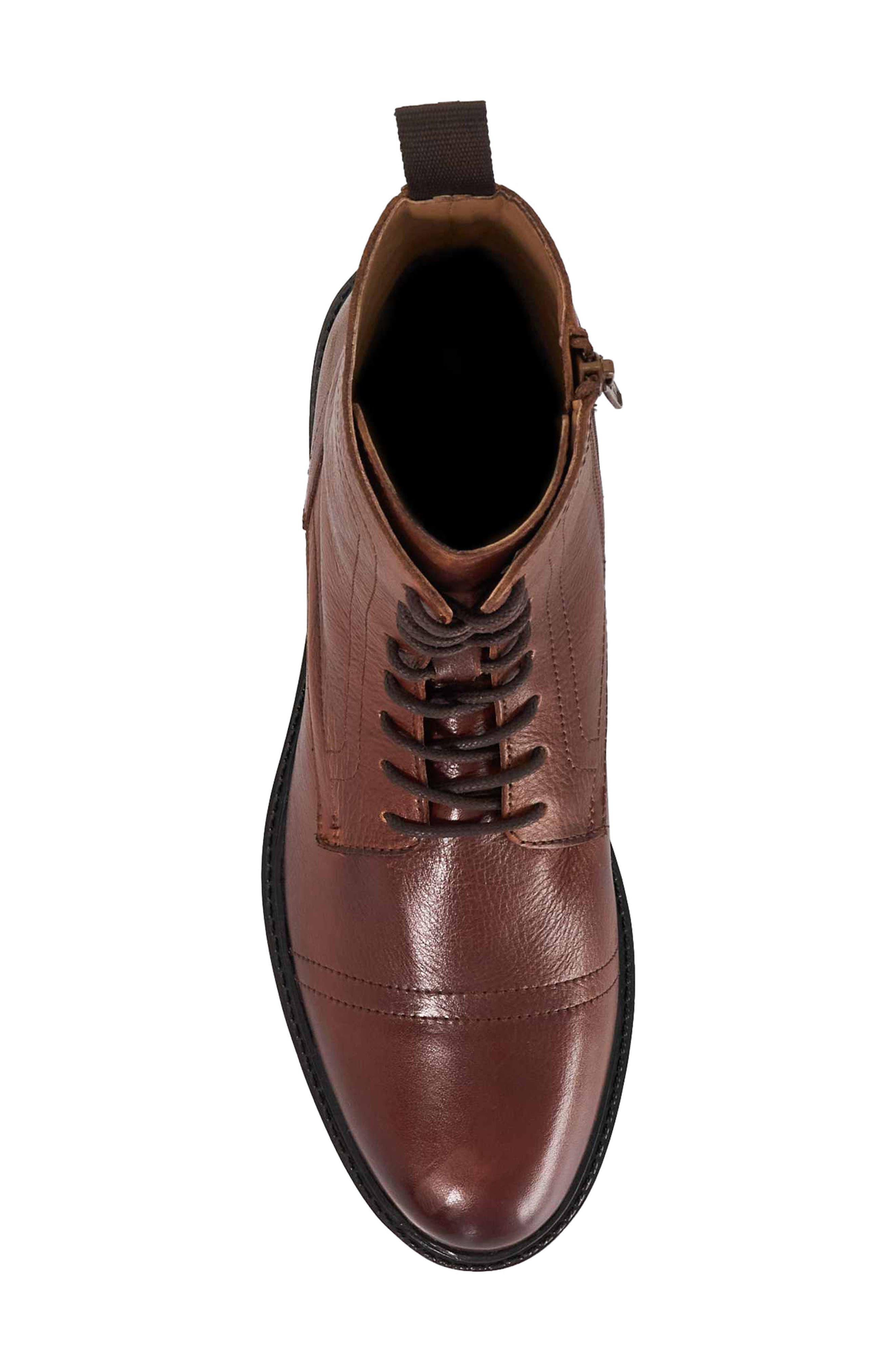 Dune London Marrow Lug Sole Boot, Alternate, color, Brown