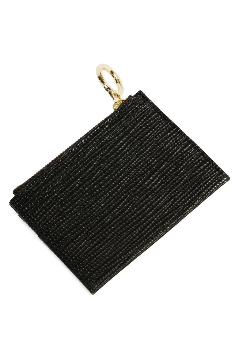 Lorinya Card Holder, Alternate, color, BLACK