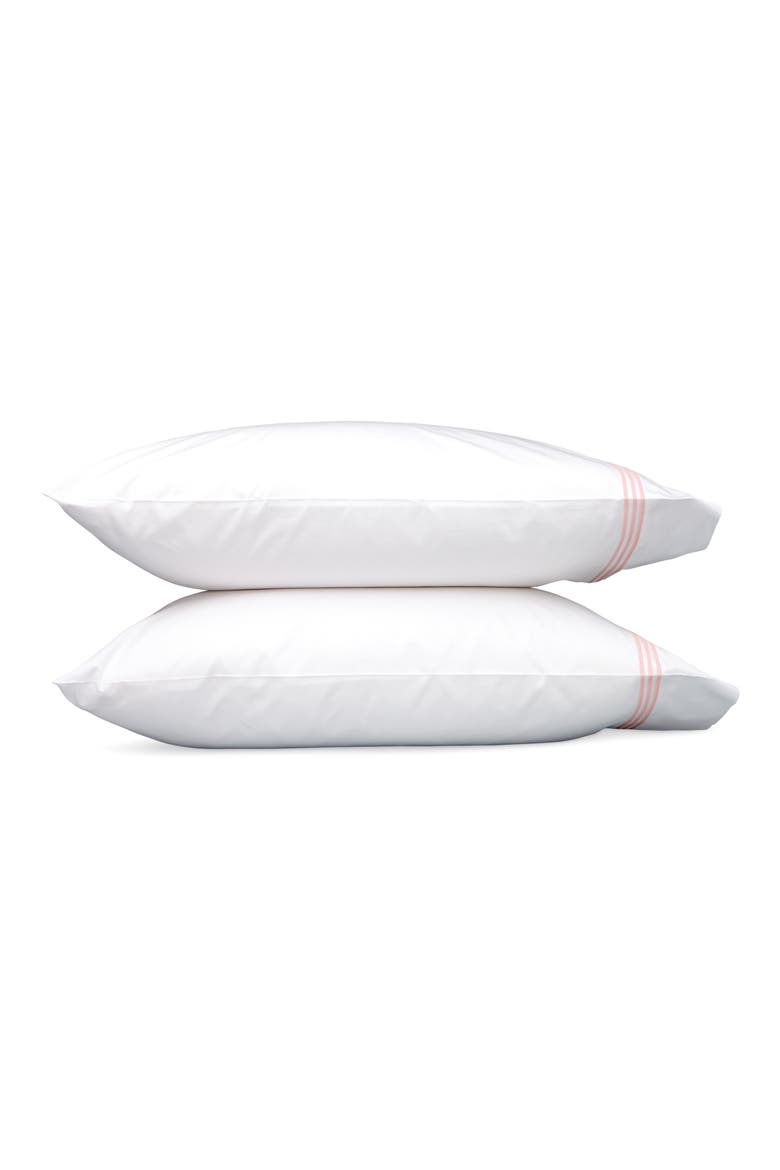Bel Tempo Set of 2 520 Thread Count Cotton Perccale Pillowcases, Main, color, BLUSH