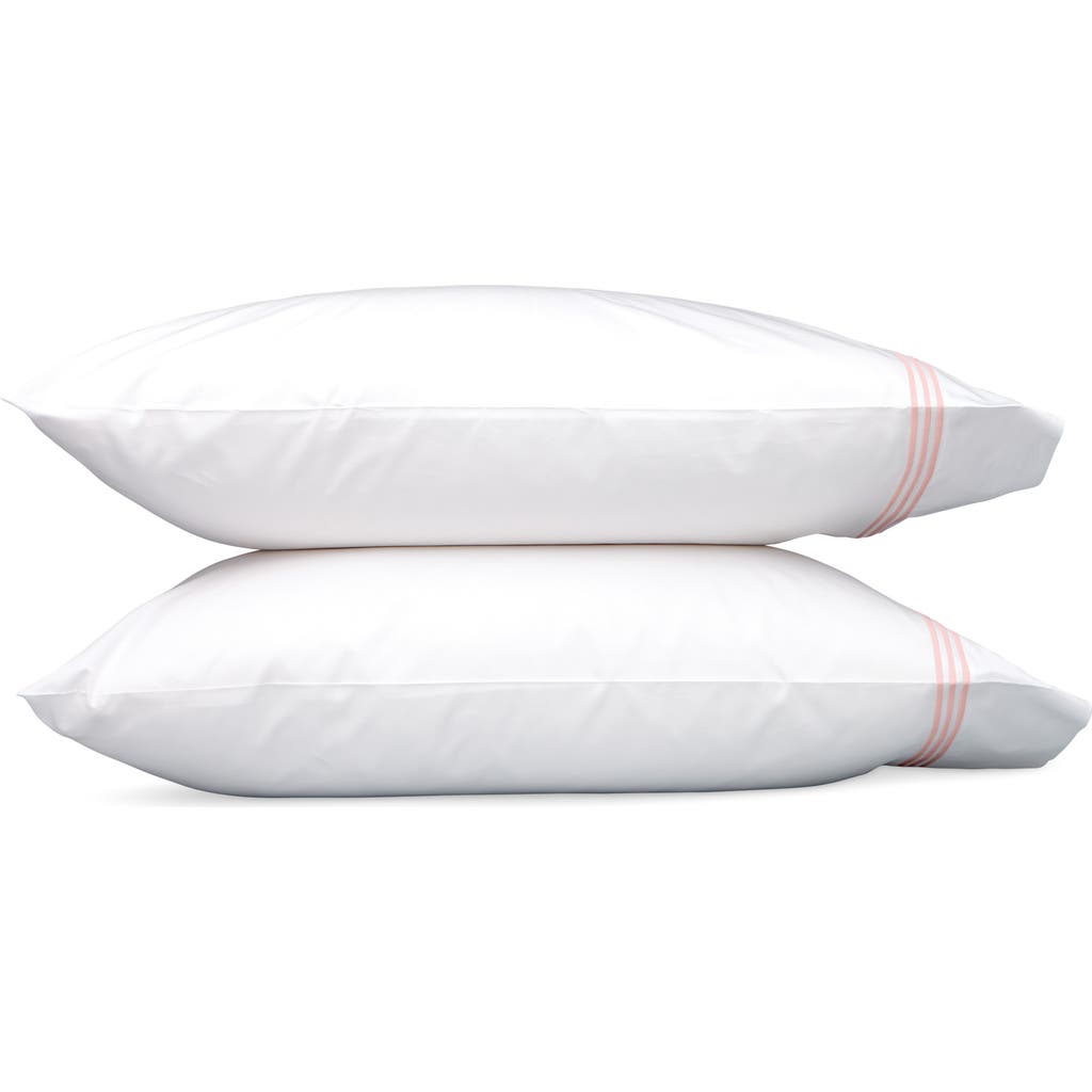 Matouk Bel Tempo Set Of 2 520 Thread Count Cotton Perccale Pillowcases