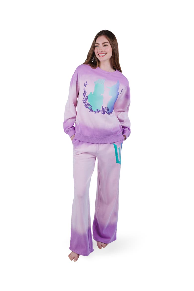 Loungewear Pants, Alternate, color, Purple Pink Ombre