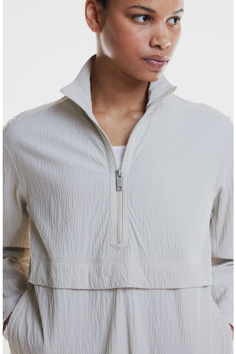 Courtside Half Zip Pullover, Alternate, color, SAND