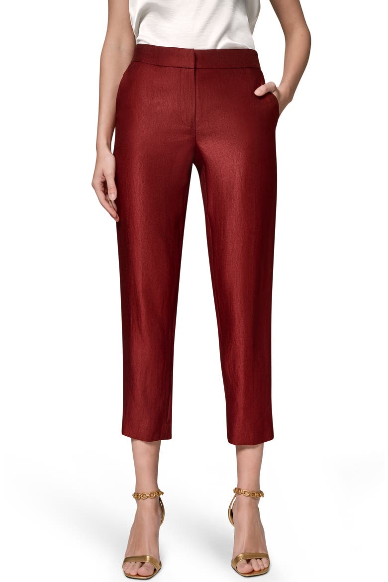 Slim Leg Ankle Pants, Main, color, SUNBAKED