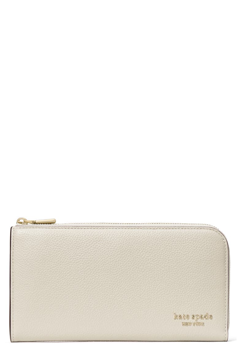 Devin Pebble Leather Zip Wallet, Main, color, MOUNTAIN PASS