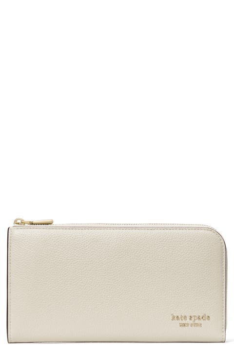 Devin Pebble Leather Zip Wallet