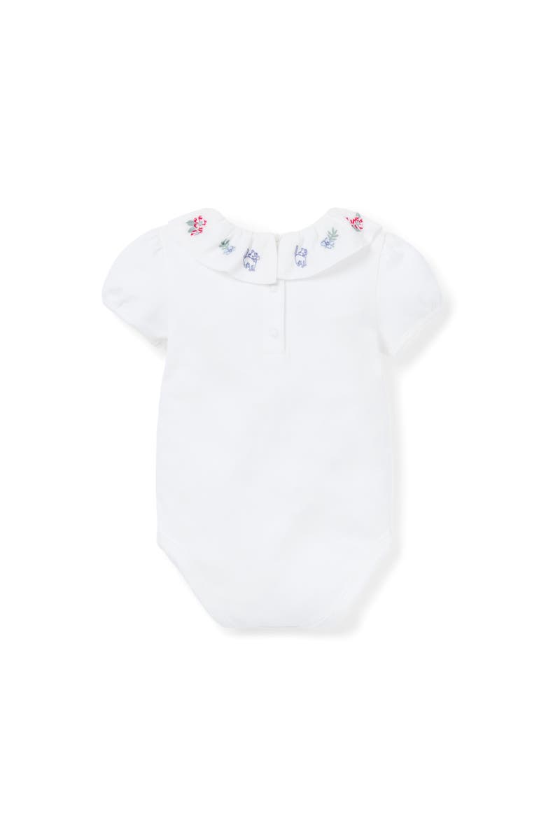 Janie and Jack Baby Kitten Ruffle Collar Bodysuit, Alternate, color,