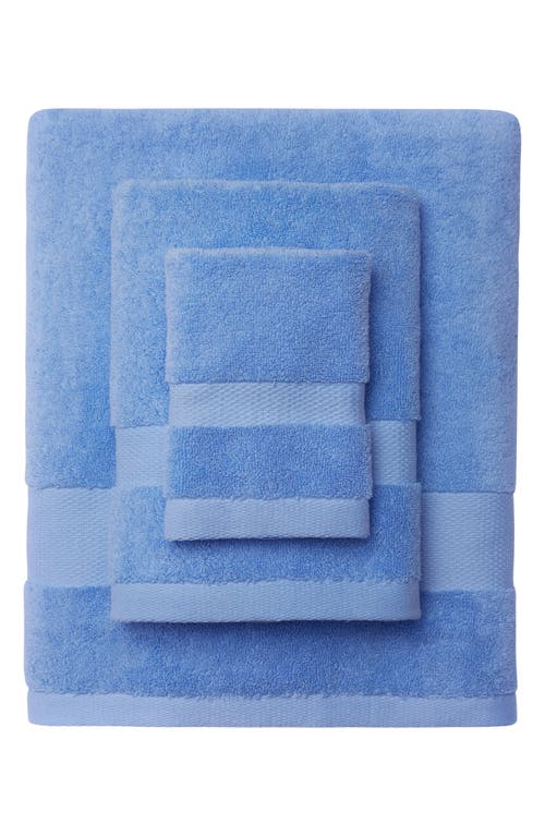 Sferra Bello Nuovo Combed Cotton Bath Towel In Bluebell