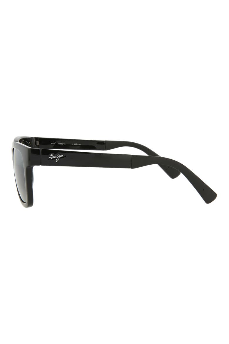 54mm Rectangular Sunglasses, Alternate, color, BLACK BLACK GREY