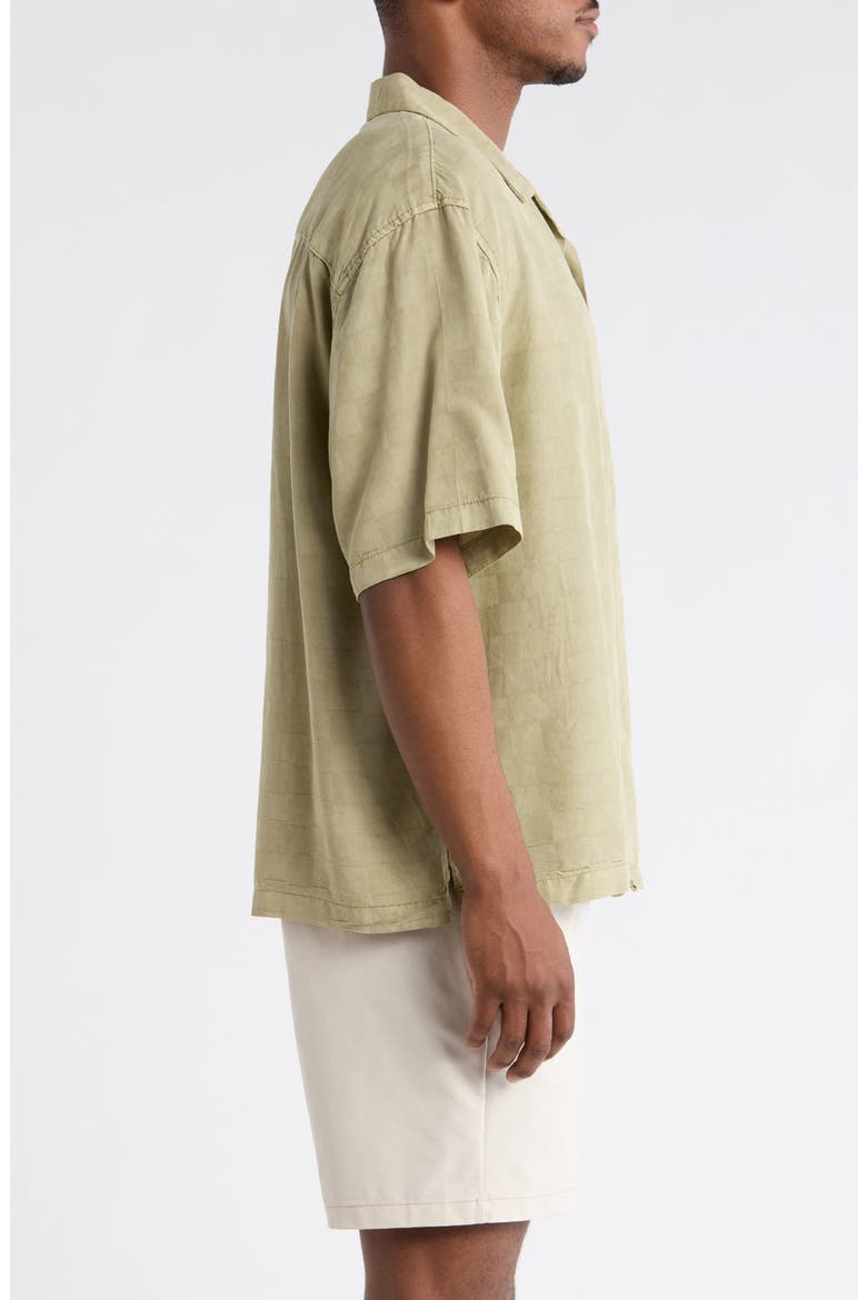 Van Doren Check Button-Up Camp Shirt, Alternate, color, SOFT SAGE