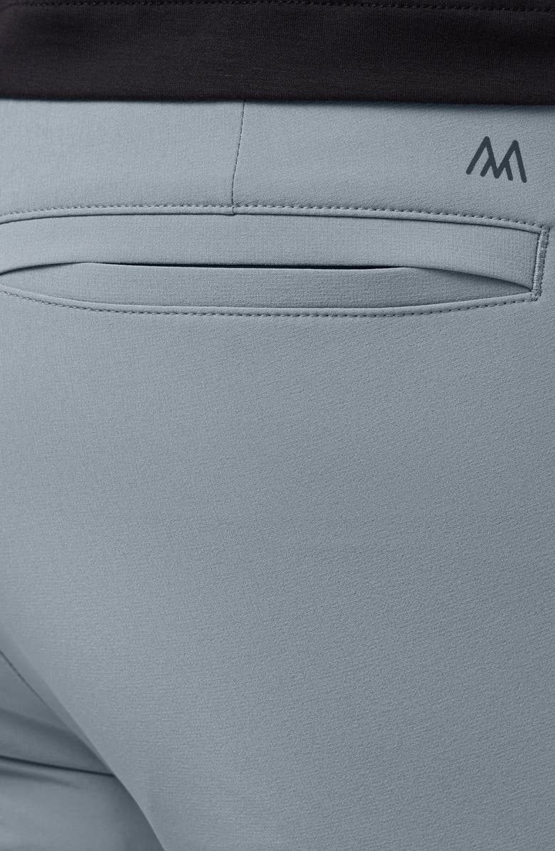 Mizzen+Main Helmsman Slim Fit Performance Chinos, Alternate, color, Smoke