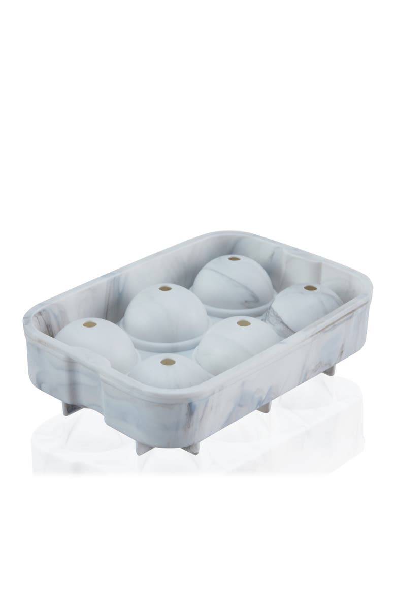 Silicone 2" Ice Sphere Mold, Main, color, Marble