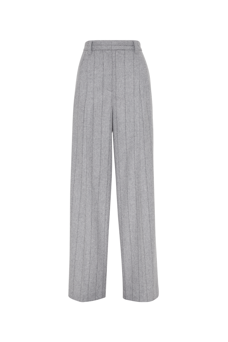 Relaxed Tailored trousers, Main, color, Light Grey