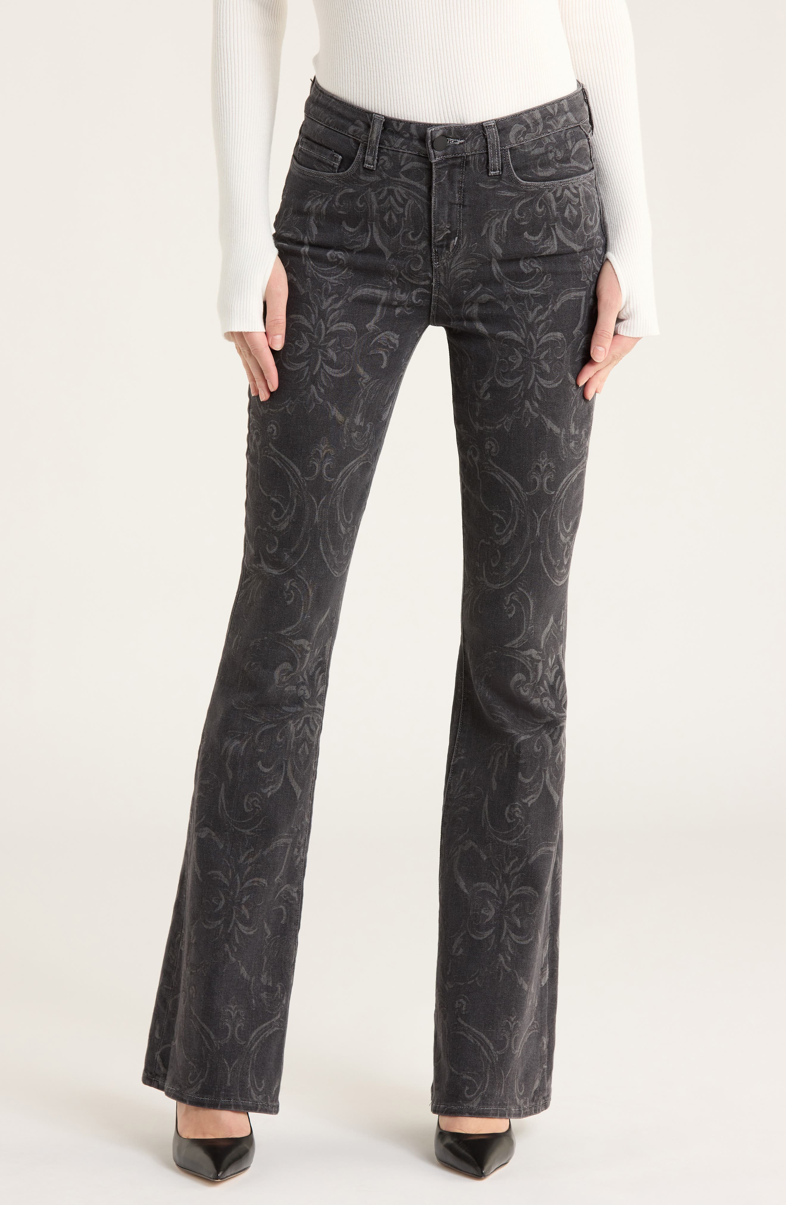 L'AGENCE Marty High Waist Flare Leg Jeans