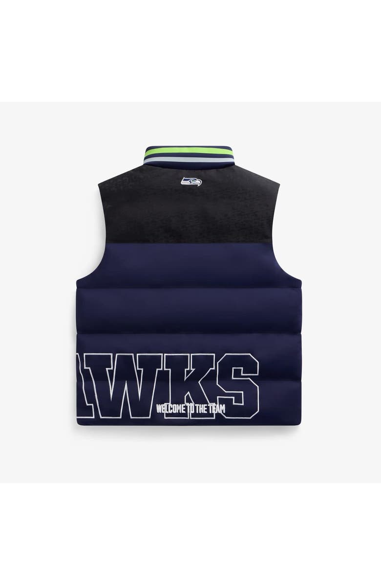 Off Season Unisex College Navy Seattle Seahawks Team Puffer Vest, Alternate, color, College Navy