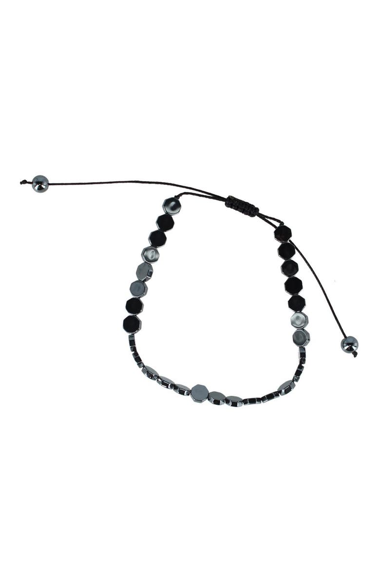 Hawk Metallic Disc Adjustable Bracelet, Alternate, color, Silver
