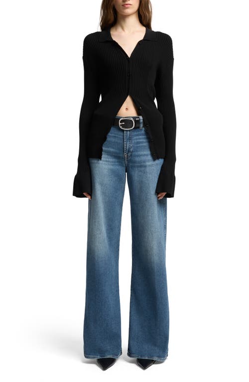 7 For All Mankind `bootcut Tailorless River With Block Hem` Jeans In Blue