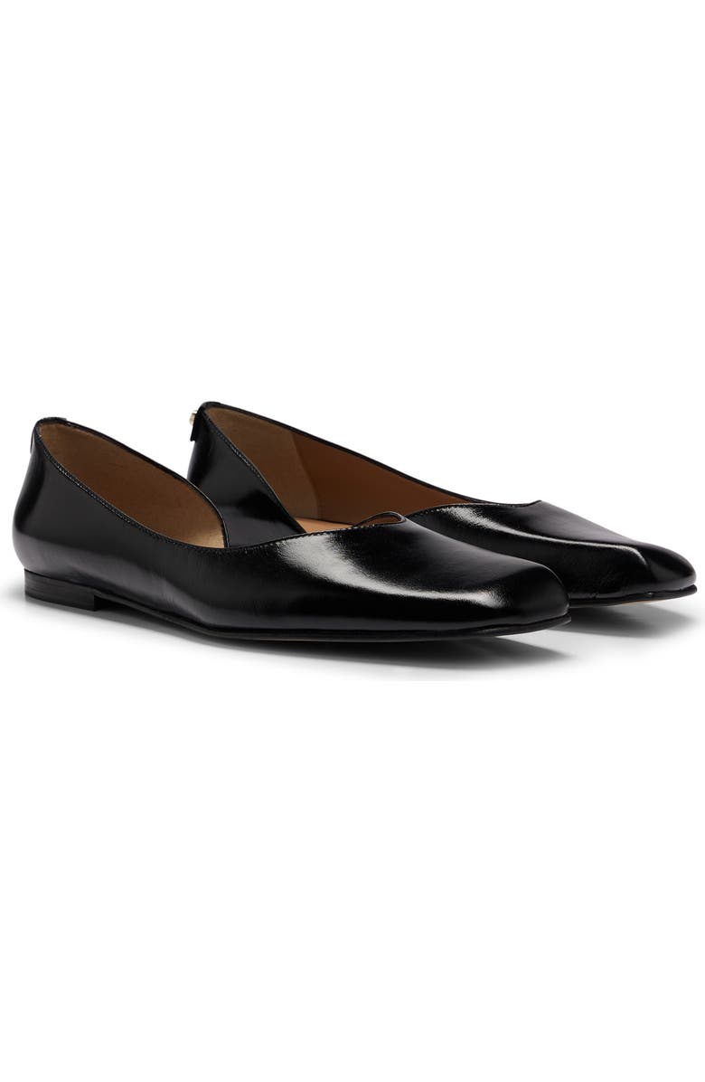 BOSS Rose Ballerina d'Orsay Flat, Main, color, Black