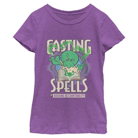 Girl's Minions & Monsters Dodging Accountability  Graphic T-Shirt