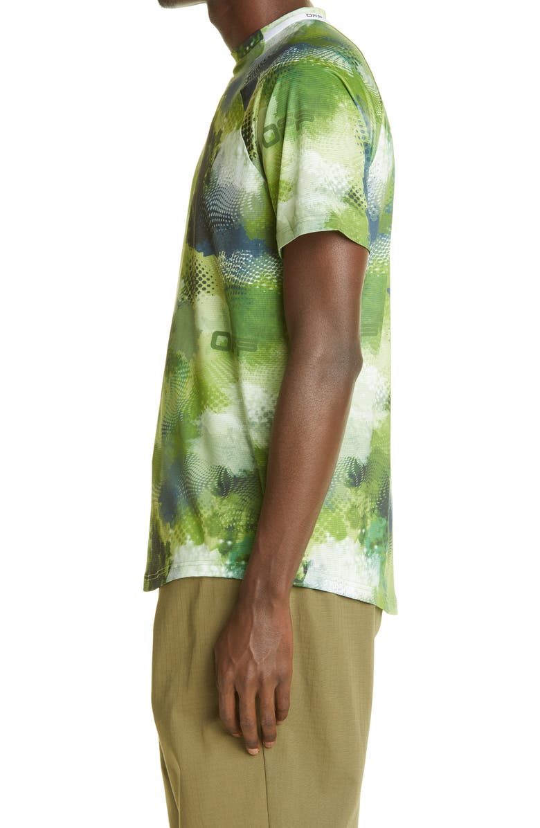Off-White Active Mesh Logo Graphic Tee, Alternate, color, 