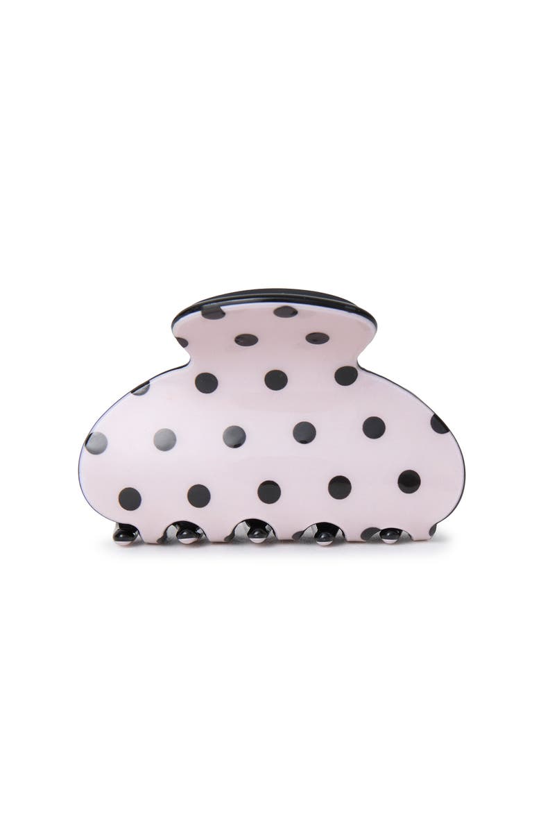 Lele Sadoughi MiniPolka Dot Claw Clip, Main, color, Blush 650