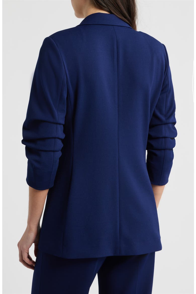 Scrunch Sleeve Open Front Jacket, Alternate, color, DISTANT MOUNTAIN