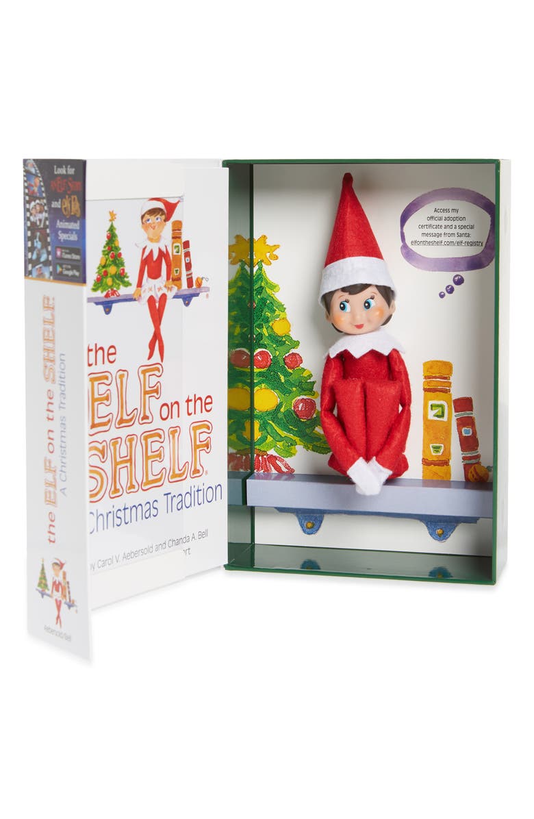 Elf on the Shelf Girl Elf & Book Set, Alternate, color, 