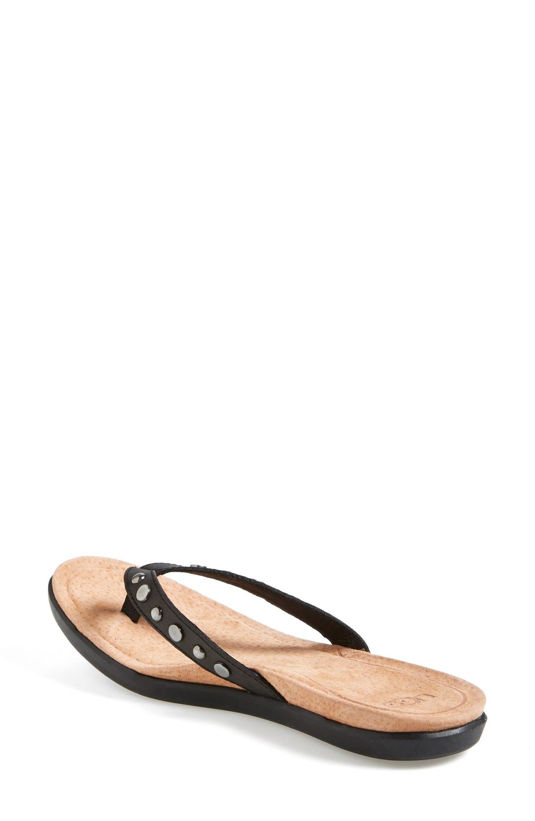 Australia 'Lyndi' Flip Flop, Alternate, color, BLACK