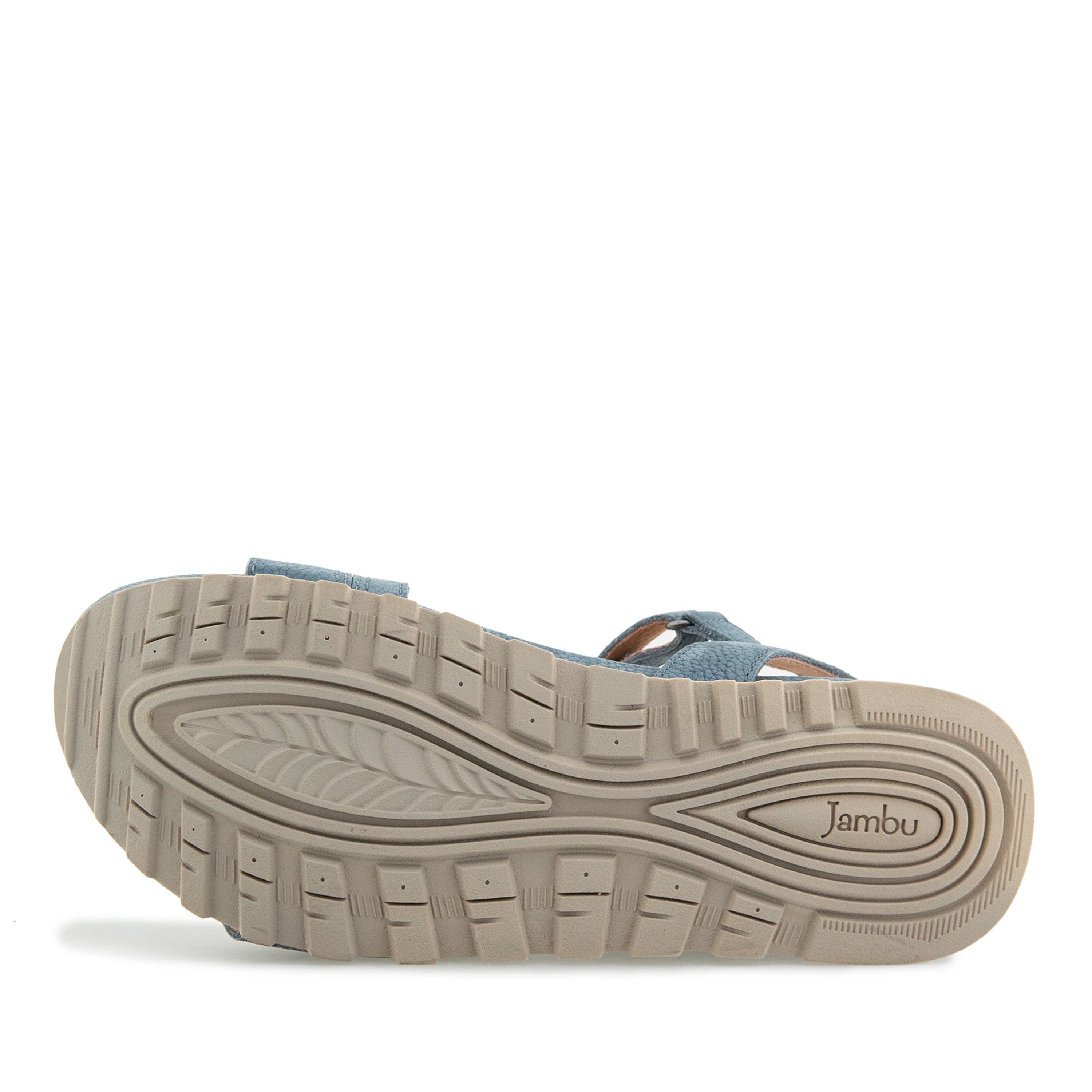 Liza Casual Wedge Sandal, Alternate, color, DENIM