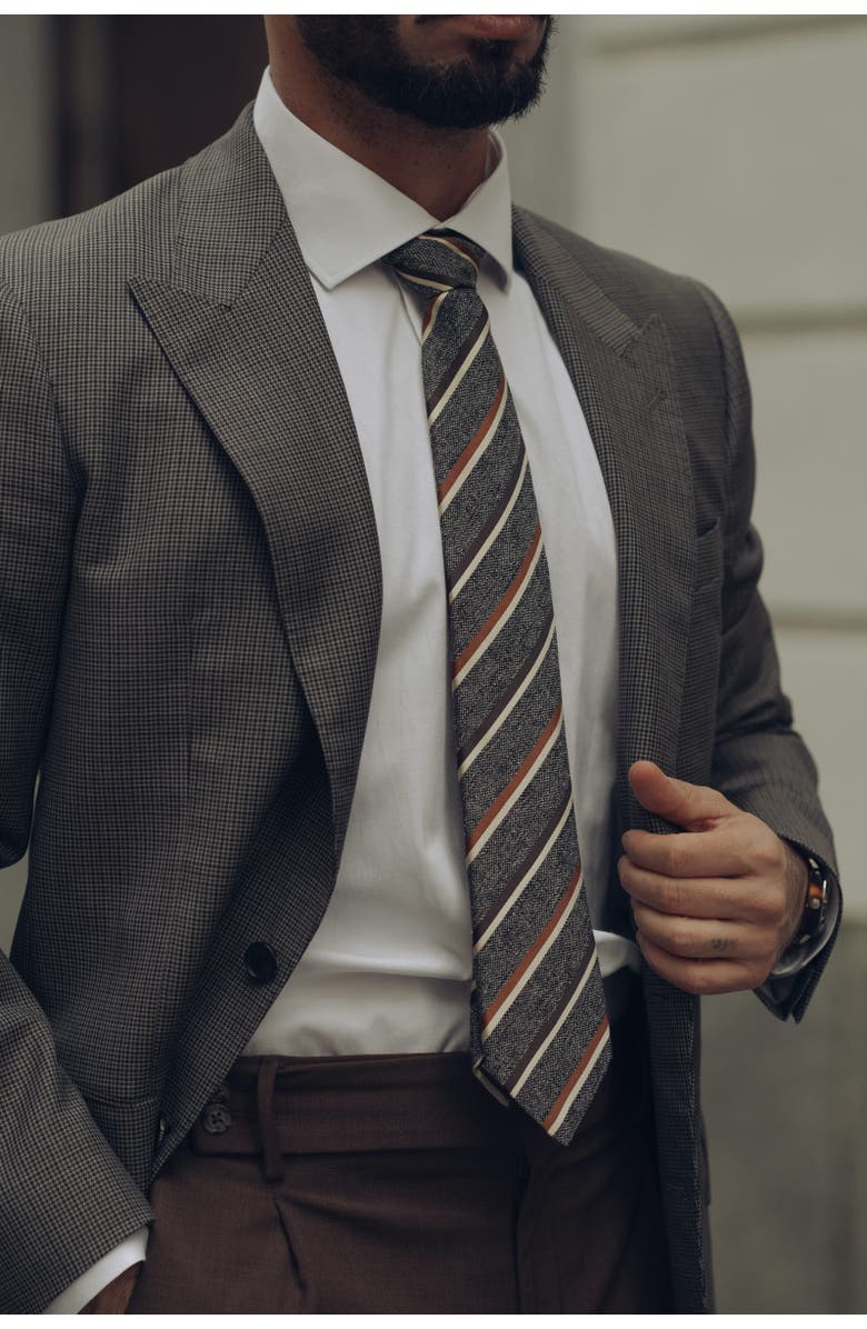 Elizabetta Velletri - Silk Jacquard Tie for Men, Alternate, color,