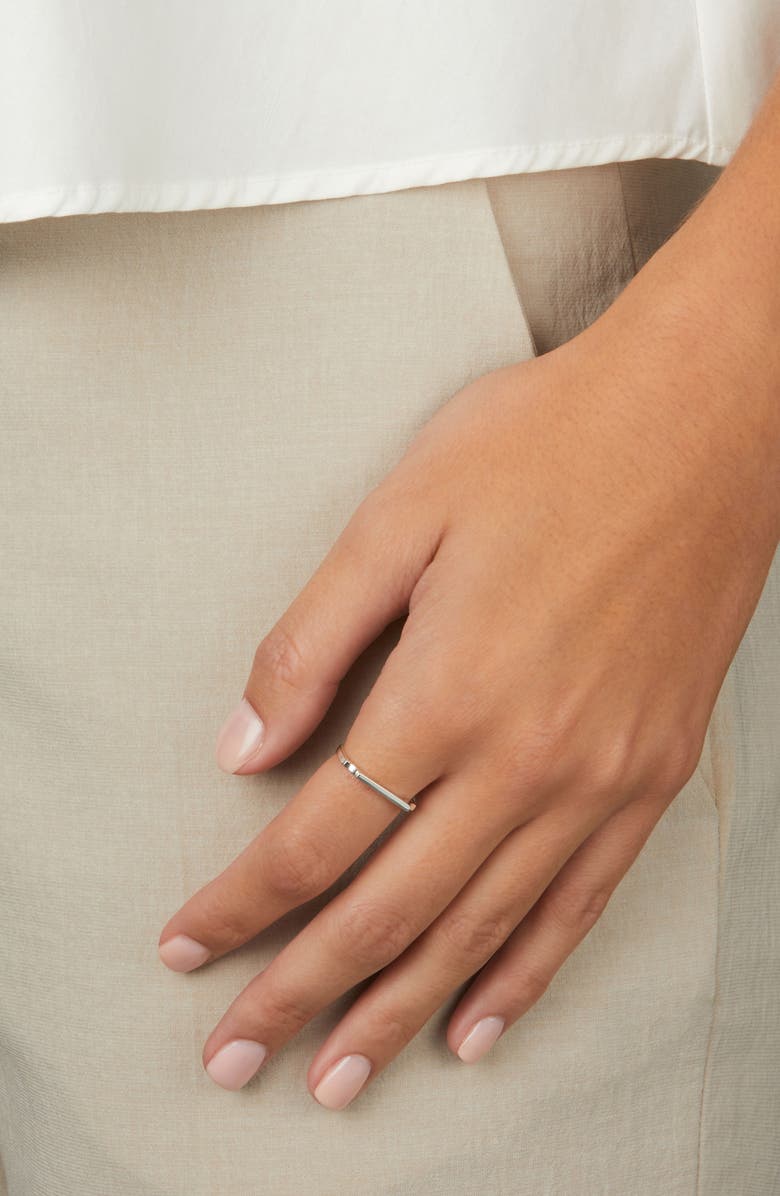 Monica Vinader Signature Thin Ring, Alternate, color, Silver