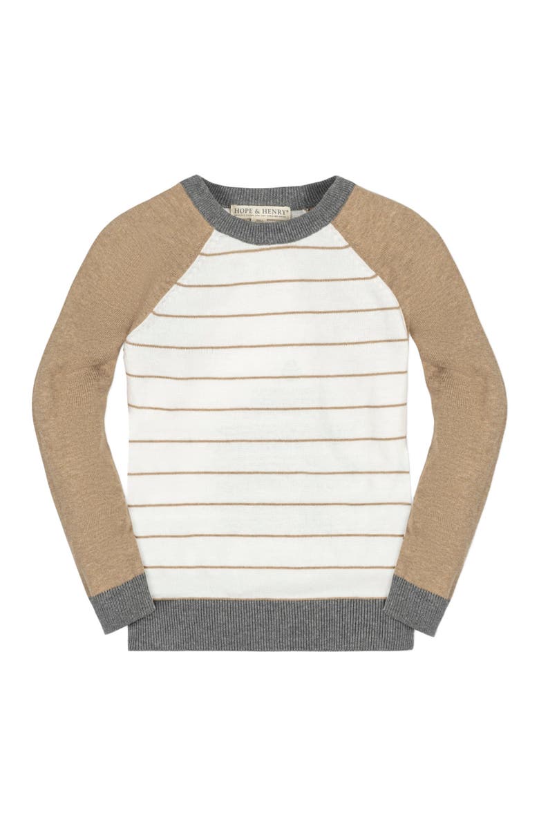 Hope & Henry Boys' Organic Raglan Sweater, Kids, Main, color, 