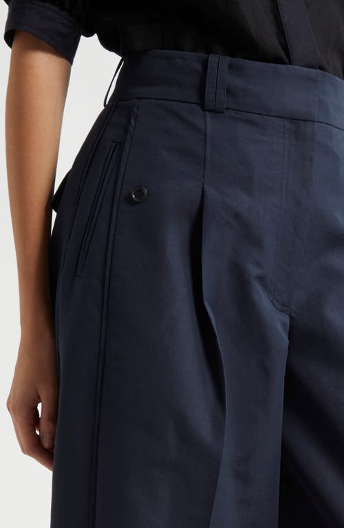 Shop 3.1 Phillip Lim Pleated High Waist Extra Wide Leg Pants In Midnight