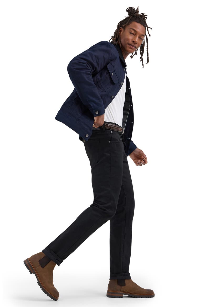 101 S Regular Tapered Leg Jeans, Alternate, color, DRY BLACK