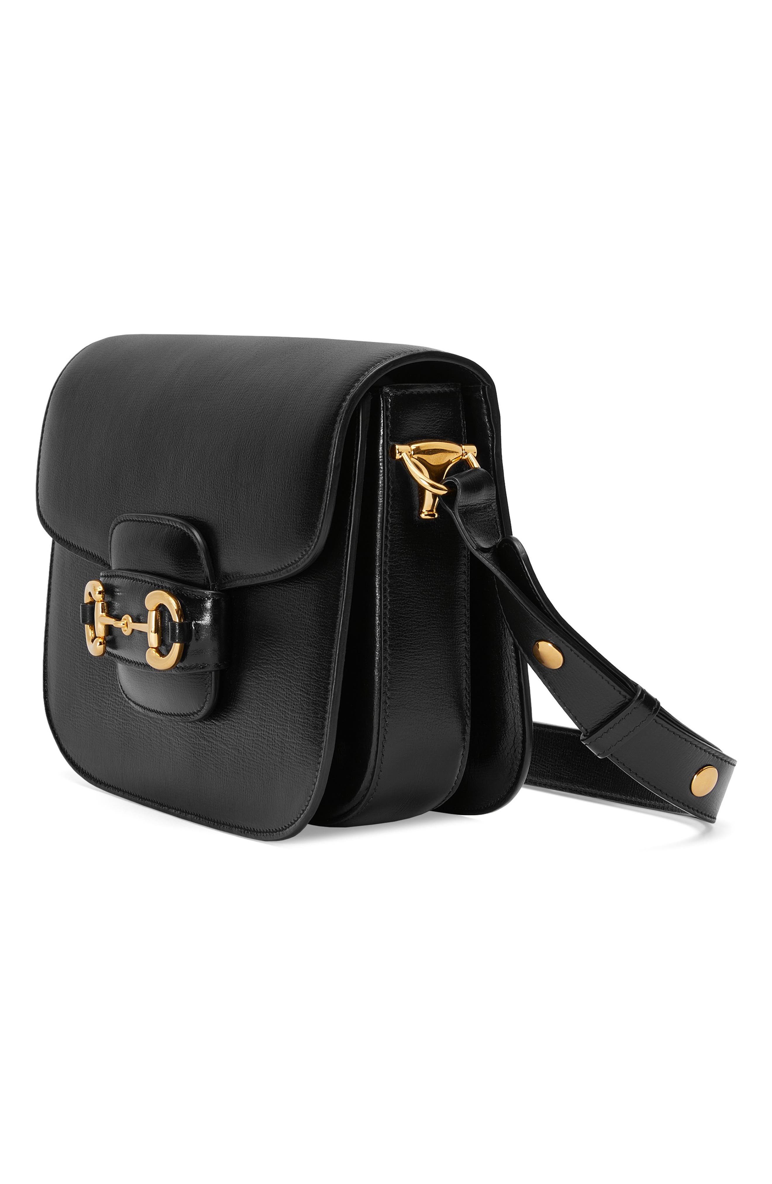 Gucci Small 1955 Horsebit Leather Shoulder Bag, Alternate, color, 