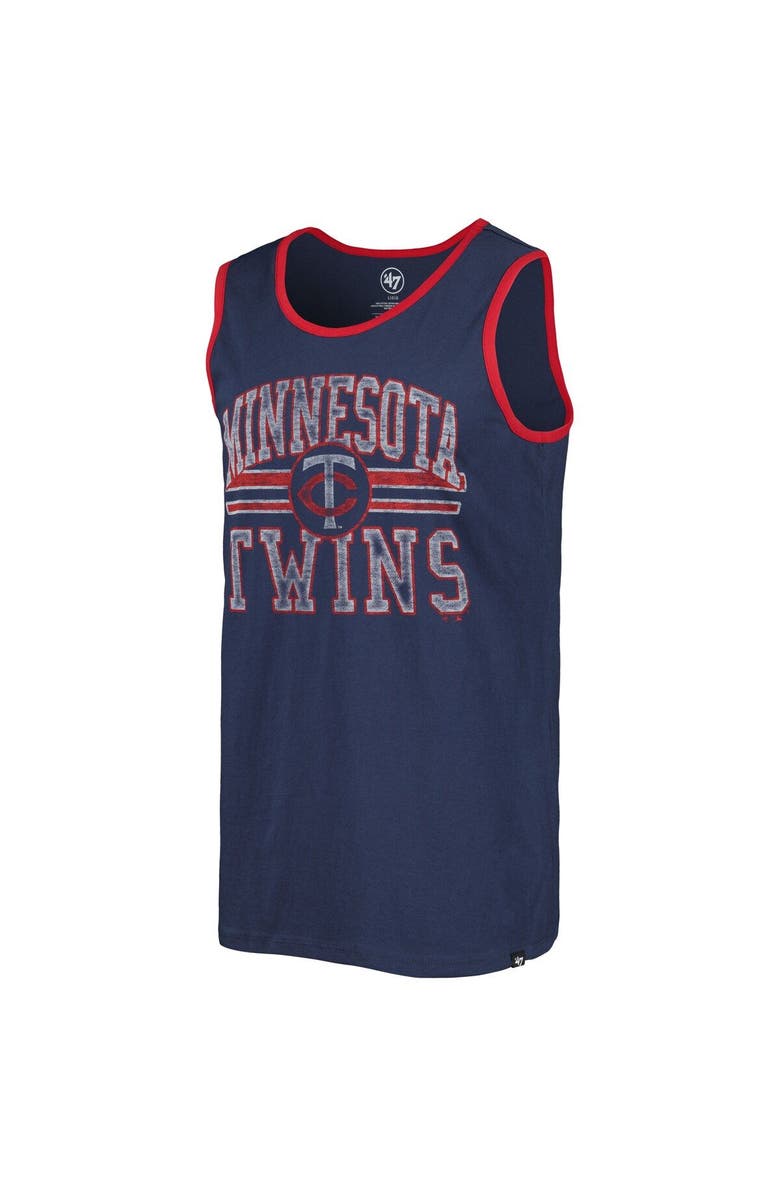 '47 Men's '47 Navy Minnesota Twins Winger Franklin Tank Top, Alternate, color, Navy