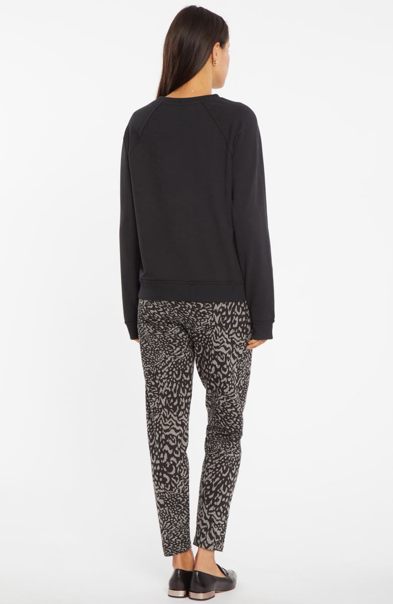 NYDJ Raglan Sleeve Cotton Blend Sweatshirt, Alternate, color,