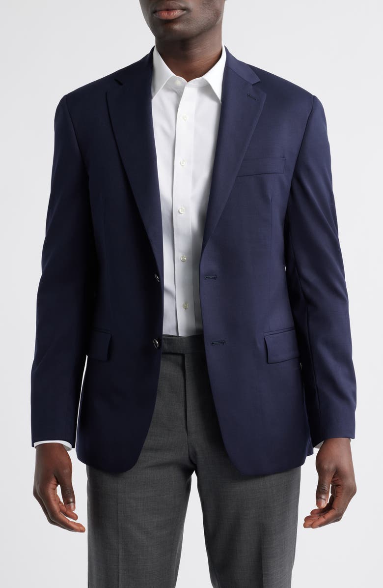 Hart Schaffner Marx Basic Streck Wool Blazer, Main, color, 