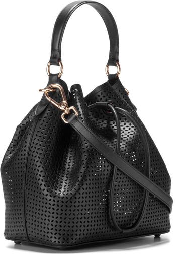 【Cole Haan】Women's Lidia Leather Bucket Bag Women's Lidia Leather Bucket Bag in White | Cole Haan
