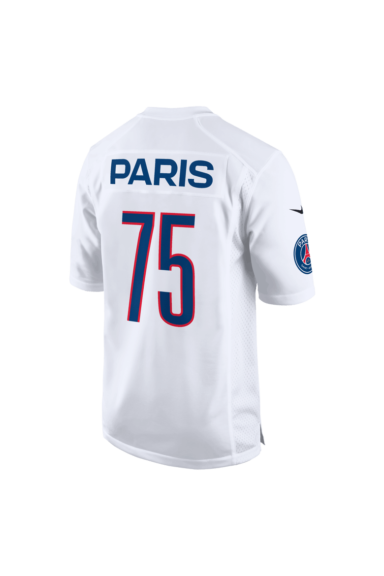 Men's Nike  White Paris Saint-Germain 2025 Soccer x NFL Game Jersey, Alternate, color, White