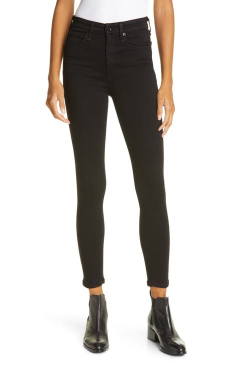 Nina High Waist Ankle Skinny Jeans