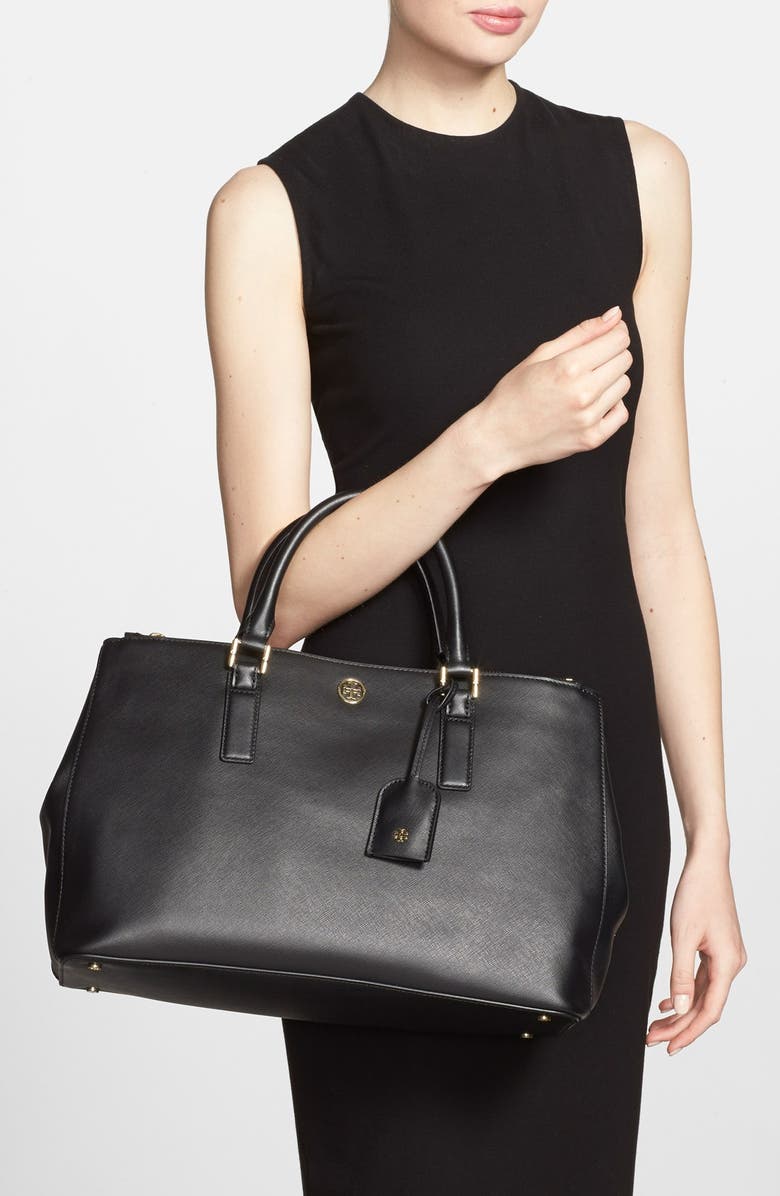 Tory Burch 'Robinson' Double Zip Tote, Alternate, color,