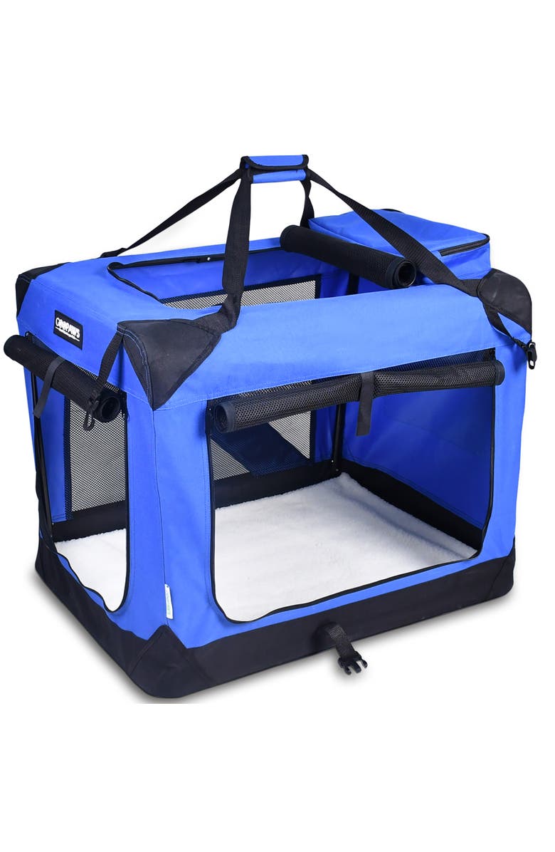 JESPET Soft Pet Crate 36" 70Lb Capacity, Main, color, Multicolored