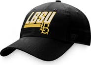 TOP OF THE WORLD Men's Top of the World Black Long Beach State 49ers Slice Adjustable Hat