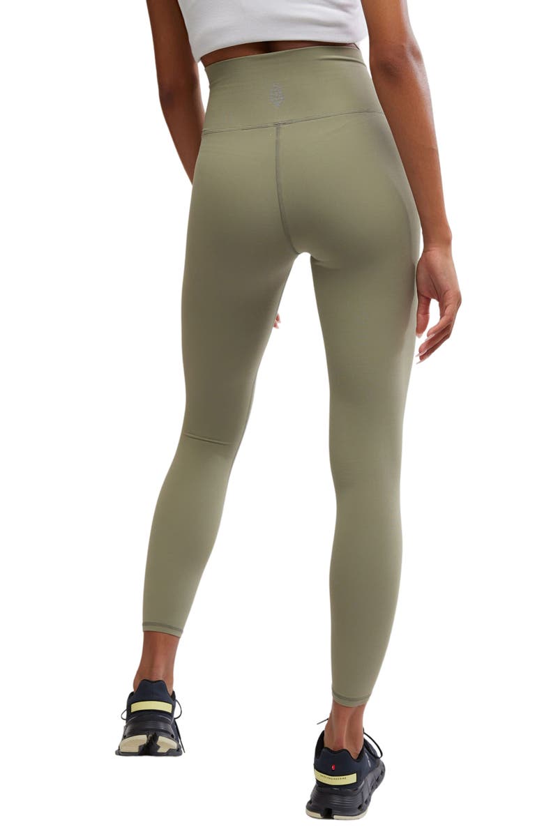 Free People FP Movement Never Better High Waist Leggings, Alternate, color, Sage Stone