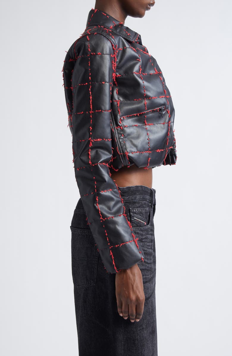 DIESEL<sup>®</sup> G-Winet Crop Puffer Jacket, Alternate, color, Deep/Black