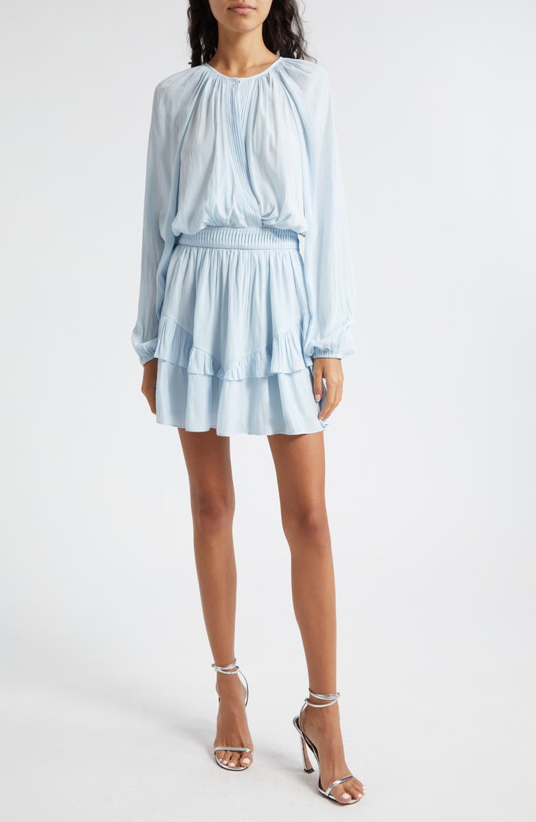 Ramy Brook Ramona Long Sleeve Minidress, Main, color, 