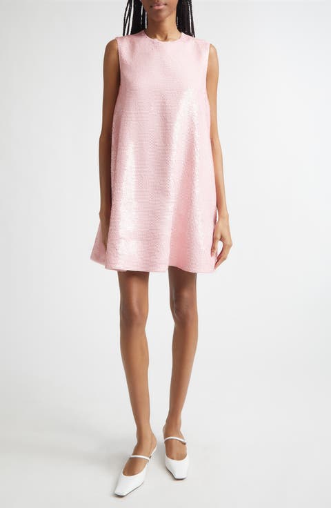 Sequin A-Line Minidress