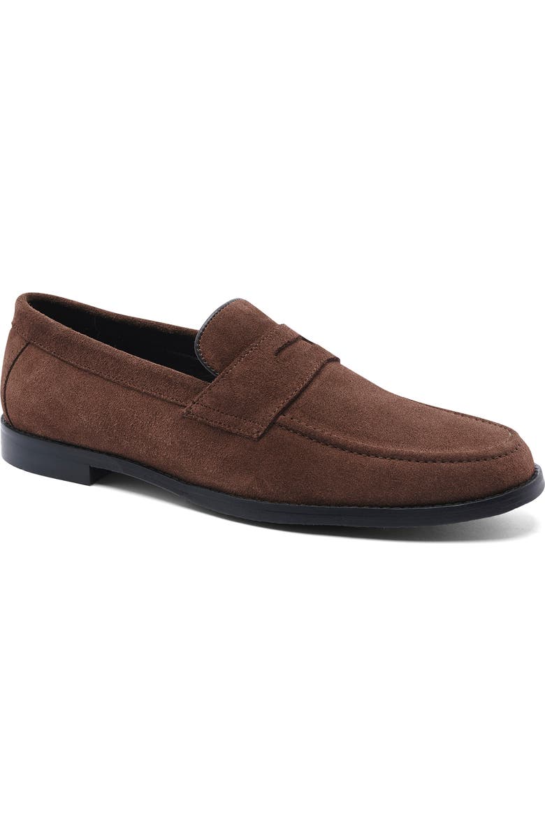 Anthony Veer Sherman Penny Loafer, Main, color, Honey Brown