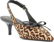 Arezzo Bowie Slingback Pointed Toe Pump